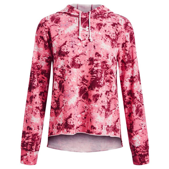 Under Armour Γυναικεία μακρυμάνικη μπλούζα Rival Terry Print Hoodie